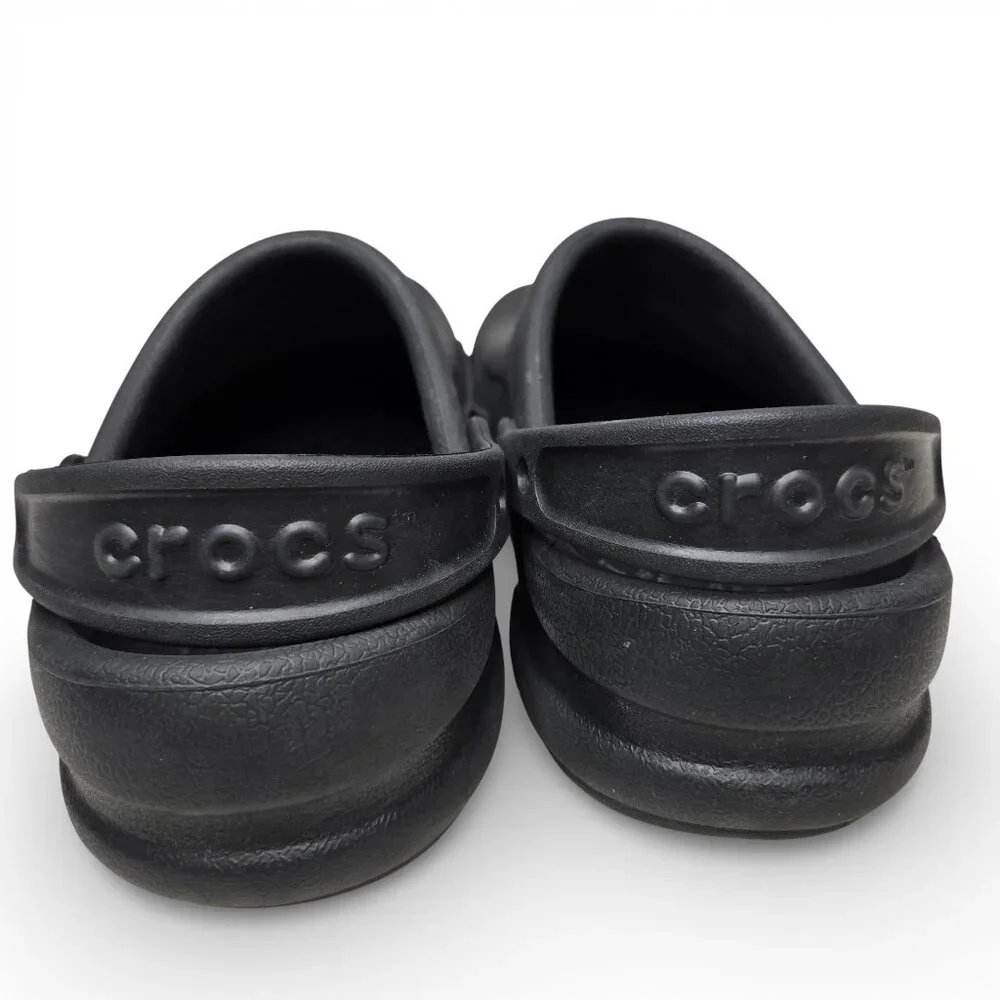 Crocs Work Bistro Clogs Unisex Black‎ Slip Resistant Chef Professional M9 W11